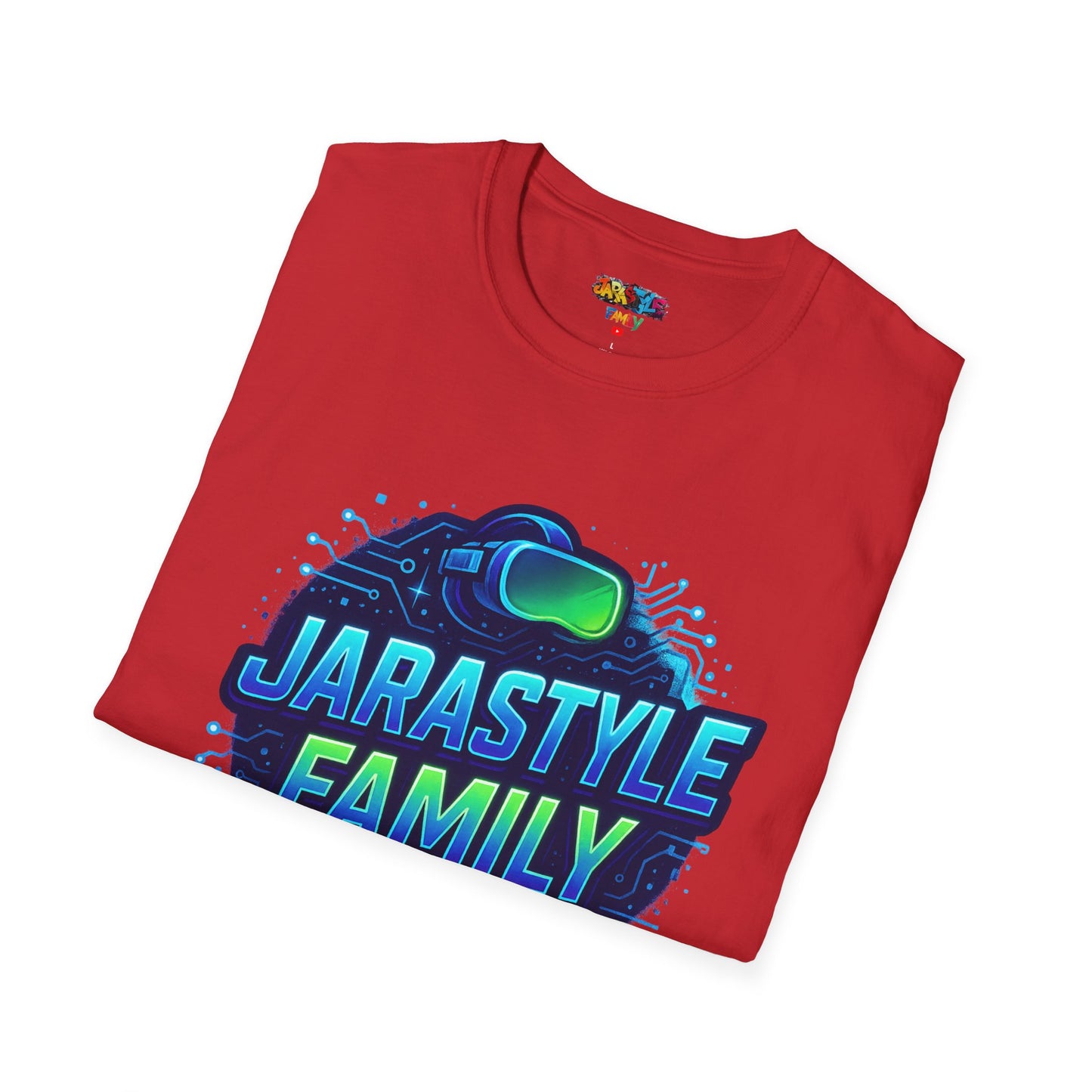 Gaming Family Unisex Softstyle T-Shirt, Casual Tee, Geeky Gift, Family Reunion, YouTube Fan Shirt, Holiday Gift