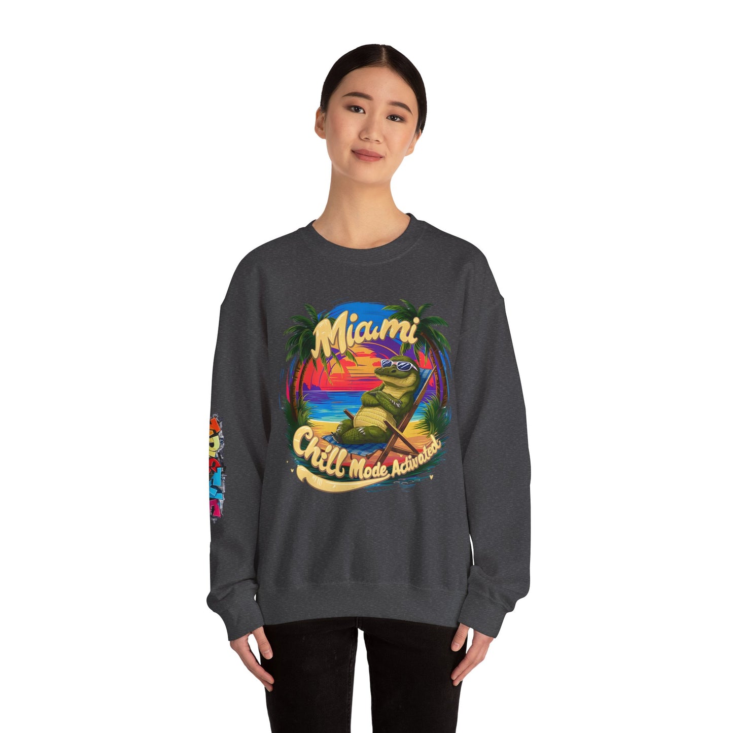 Miami Chilli Mode Activated Sweatshirt: Embrace the Vibes | Jarastyle Relax Collection