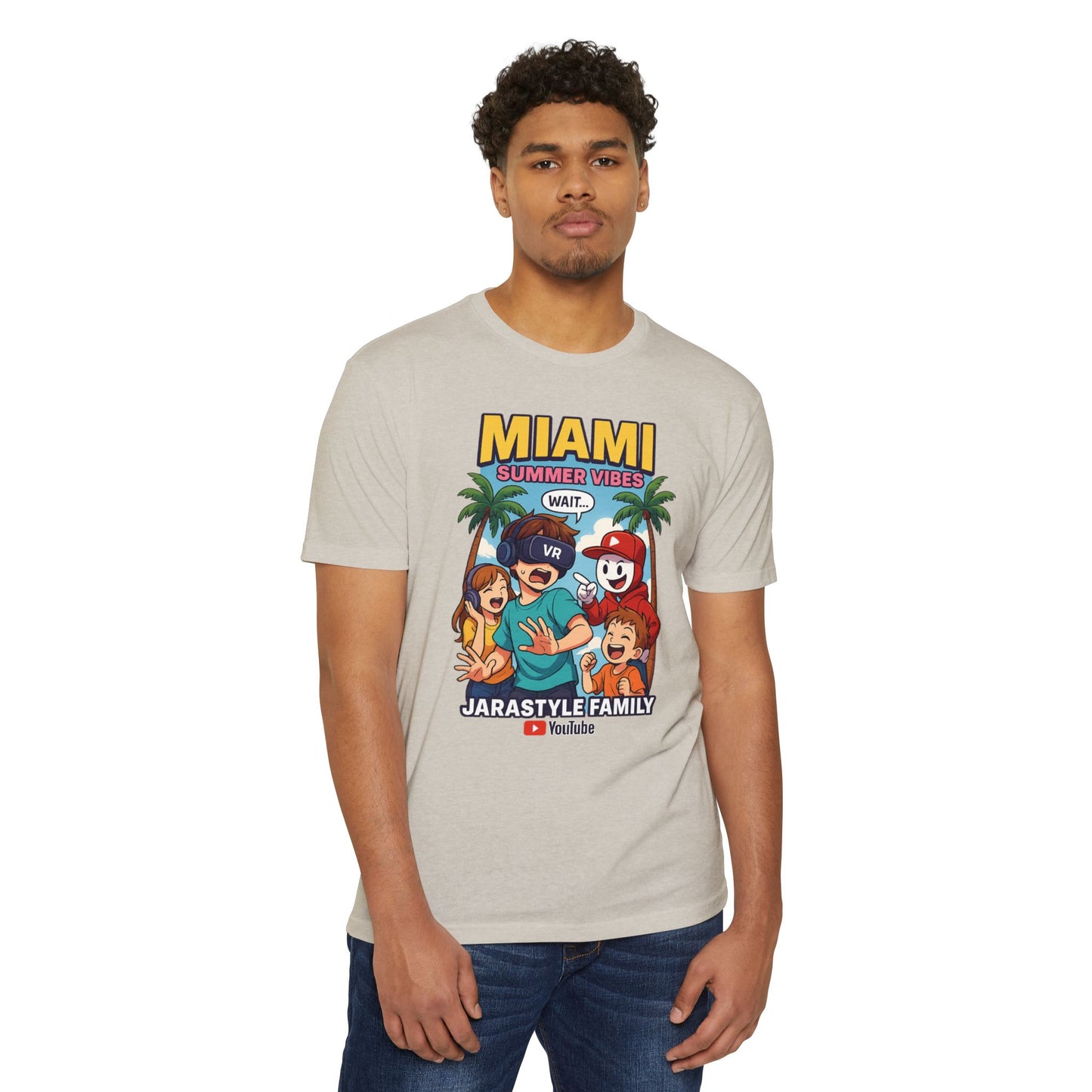 Miami Summer Vibes T-Shirt, Family Fun Tee, Unisex Graphic Shirt, Vacation Outfit, YouTube Merch, Casual Summer Wear