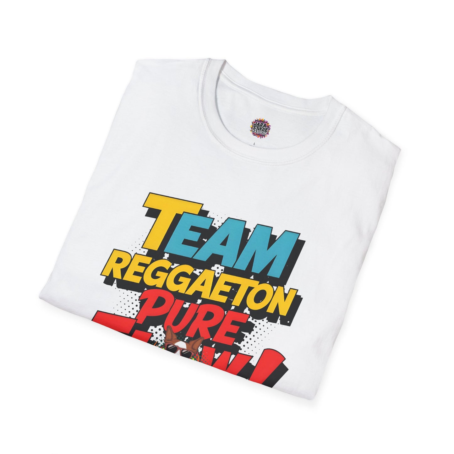 Team Reggaeton Pure Flow Tee: Feel the Beat | Jarastyle Music Collection