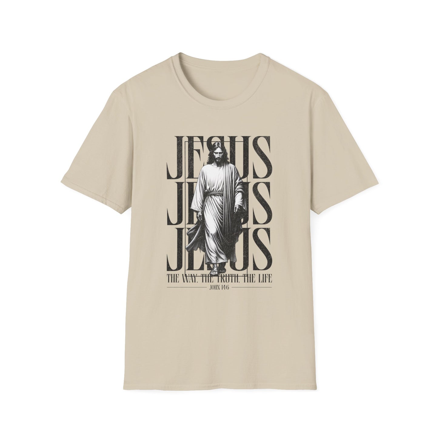 Inspirational Graphic T-Shirt for Faith and Family, Jesus Tee, Family Reunion Apparel, Religious Gift, Everyday Wear