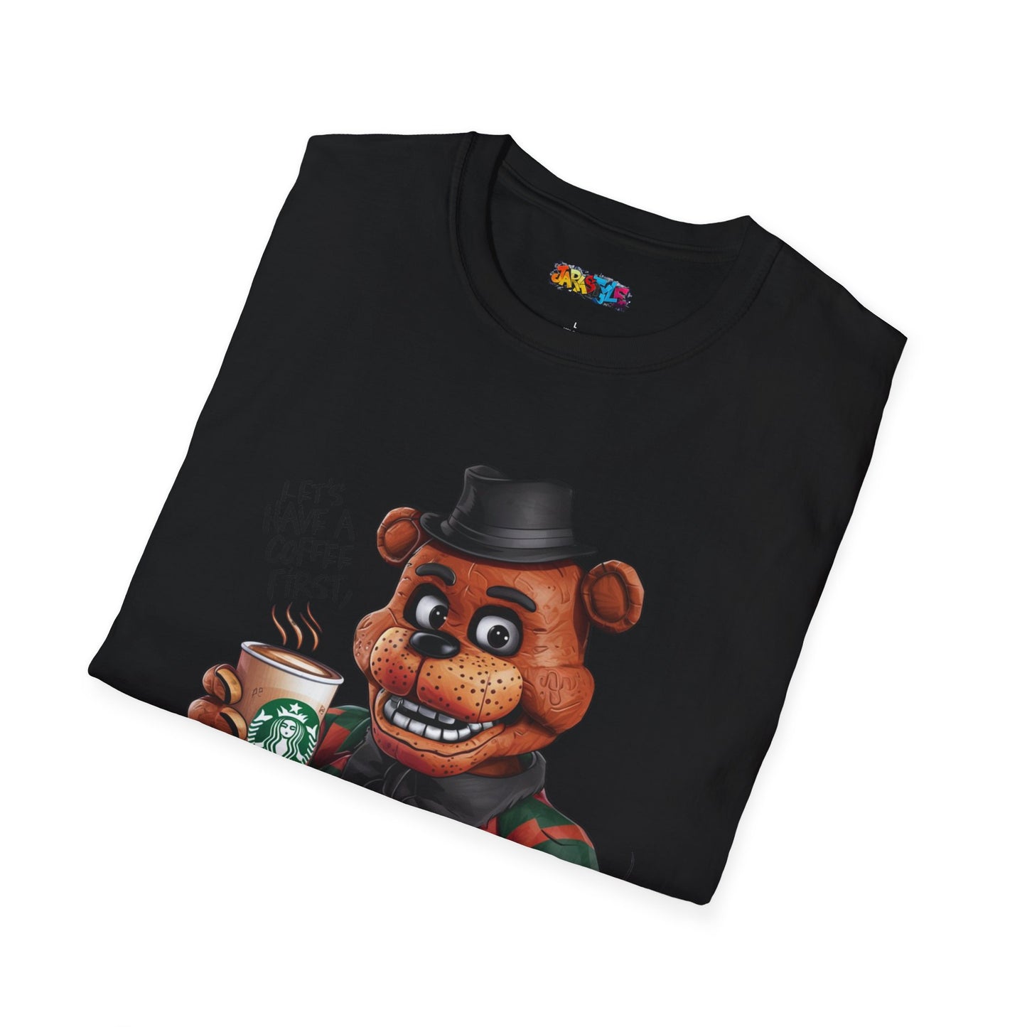 Coffee First, Adventures Next Tee: Start Your Day with Energy | Jarastyle Gamer's Collection
