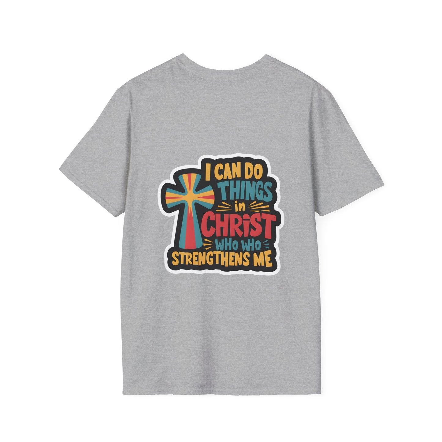 Faith Strength Tee: 'I Can Do All Things Through Christ' | Jarastyle Collection