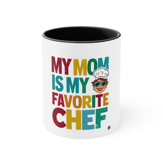 My Mom, My Favorite Chef Mug: Homestyle Love in Every Sip | Jarastyle Family Kitchen Collection