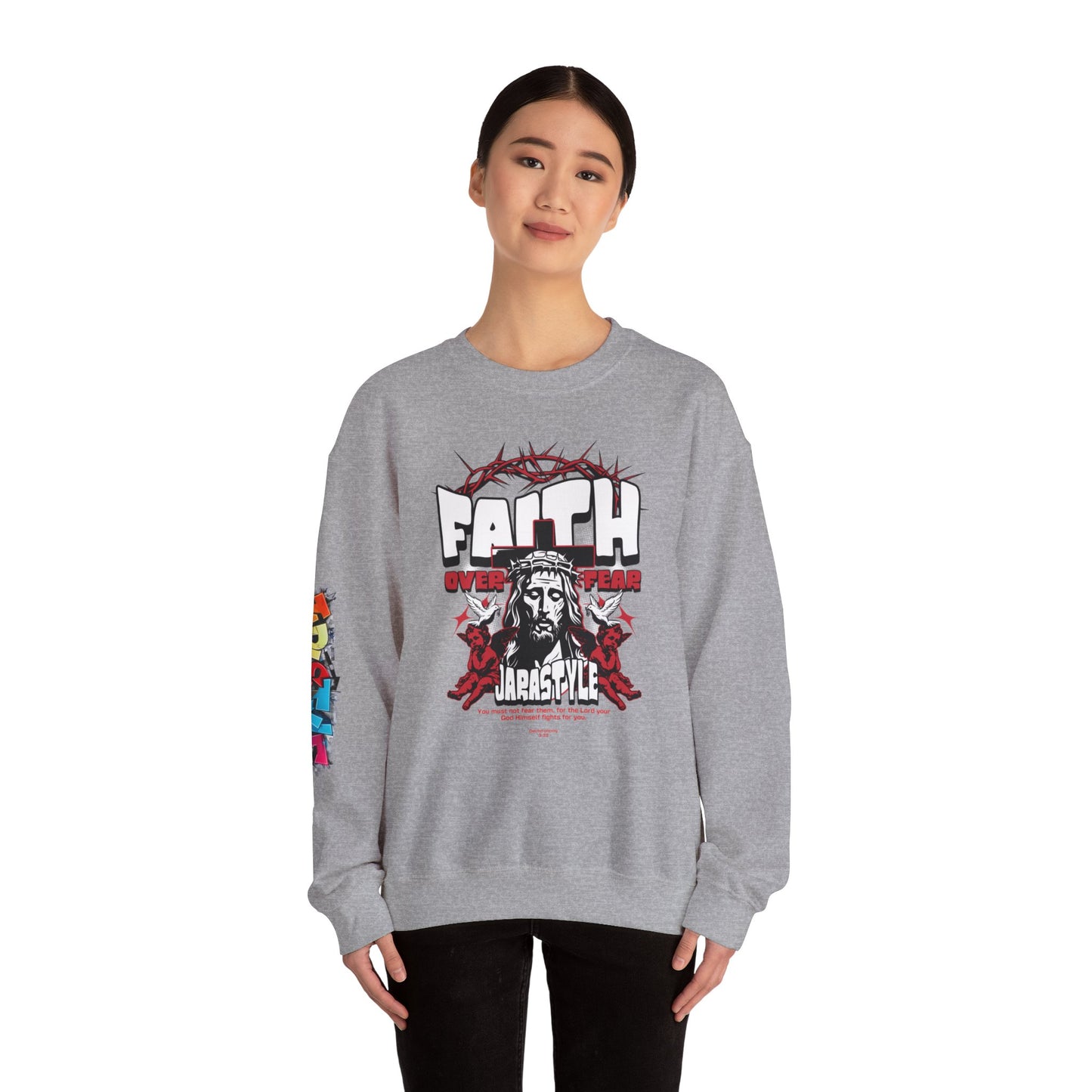 Faith in Jesus Sweatshirt: Warmth & Devotion | Jarastyle Divine Collection