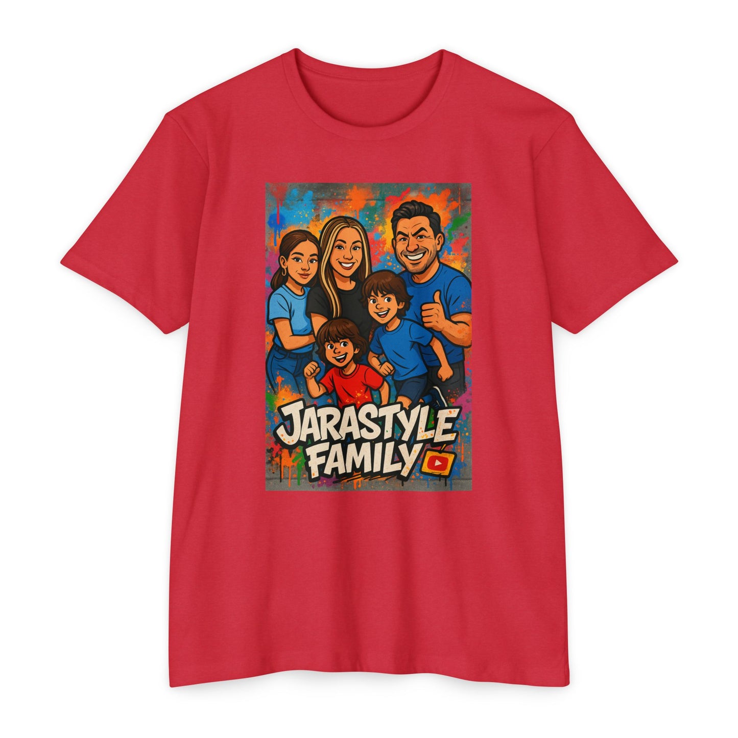 Personalized Family T-Shirt, Custom Family Tee, Fun Family Shirt, Gift for Family, Vibrant Graphic Tee