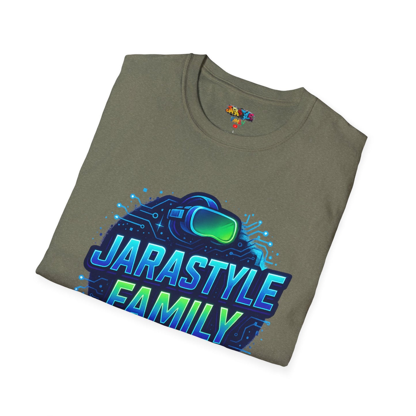 Gaming Family Unisex Softstyle T-Shirt, Casual Tee, Geeky Gift, Family Reunion, YouTube Fan Shirt, Holiday Gift