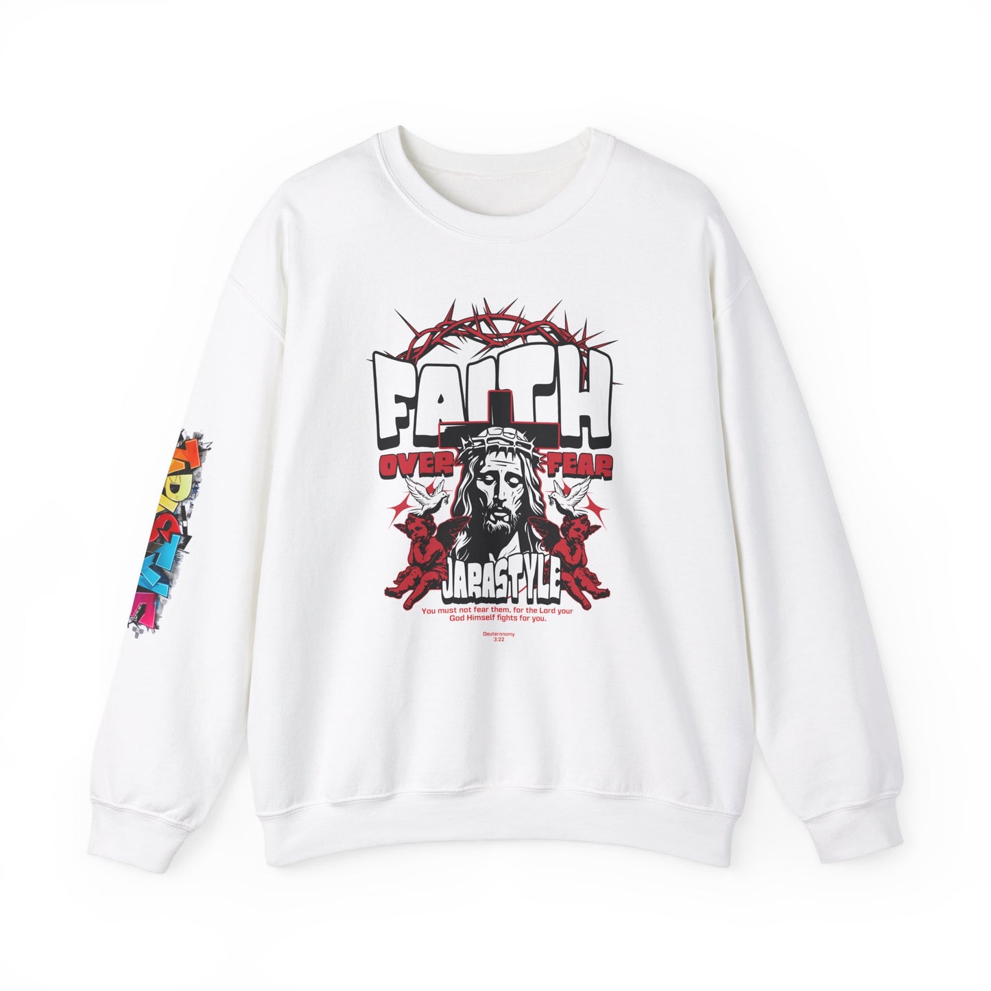 Faith in Jesus Sweatshirt: Warmth & Devotion | Jarastyle Divine Collection
