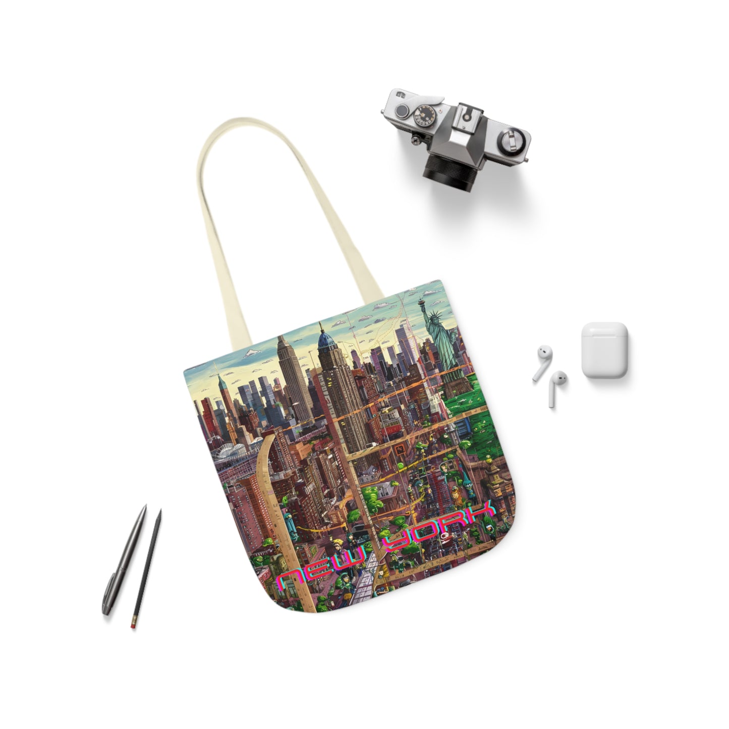 New York Vibes Tote Bag: Carry the City's Heart | Jarastyle Urban Collection