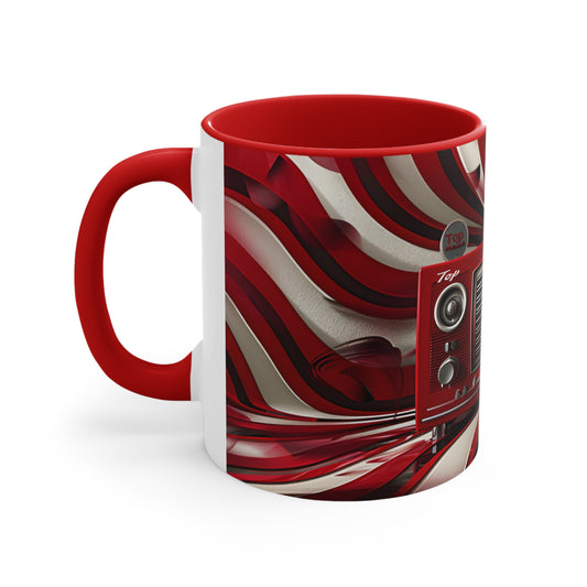 3D Radio Mug: Tune Into Style | Jarastyle Retro Tech Collection