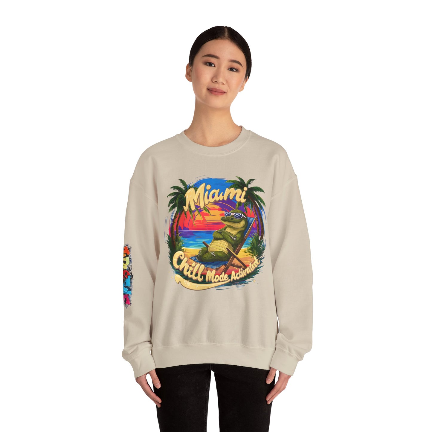 Miami Chilli Mode Activated Sweatshirt: Embrace the Vibes | Jarastyle Relax Collection
