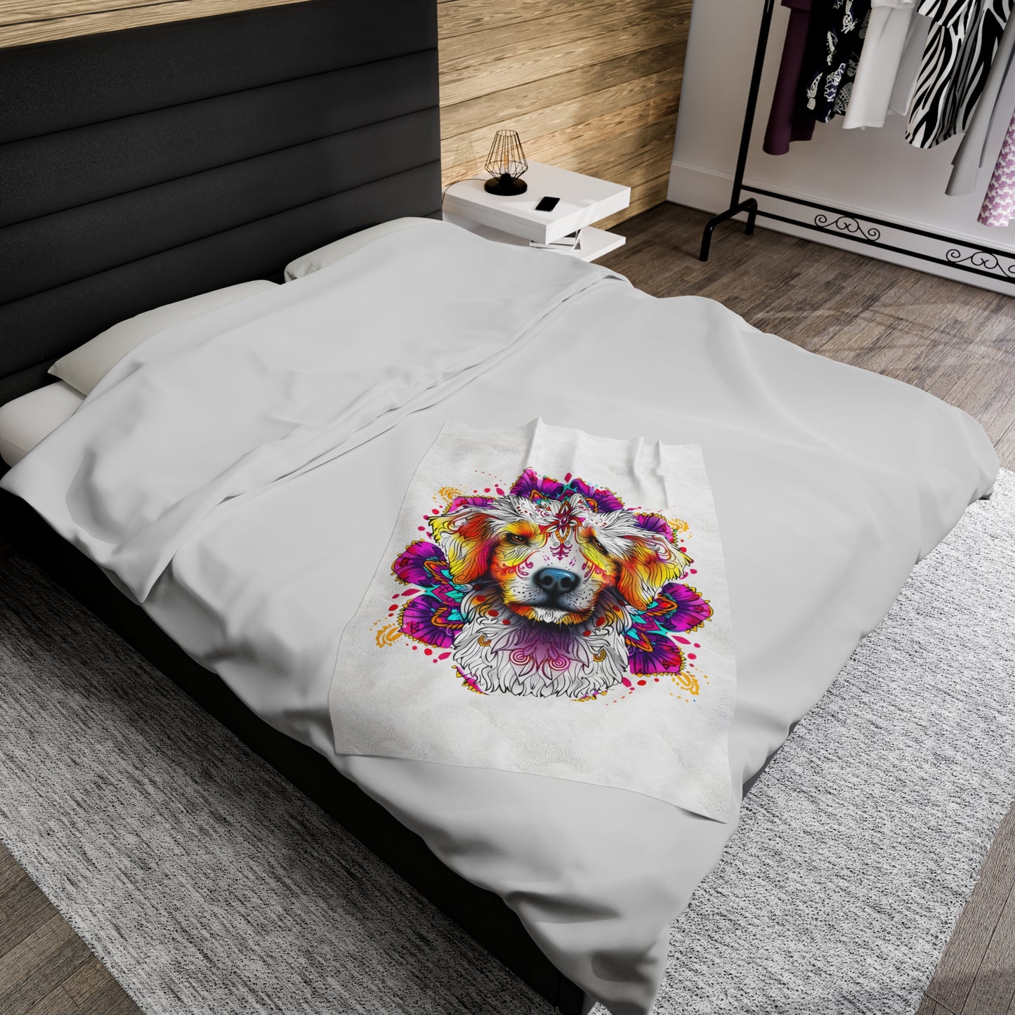 Mantra Dog Blanket: Cozy Comfort & Canine Wisdom | Jarastyle Pet Collection"