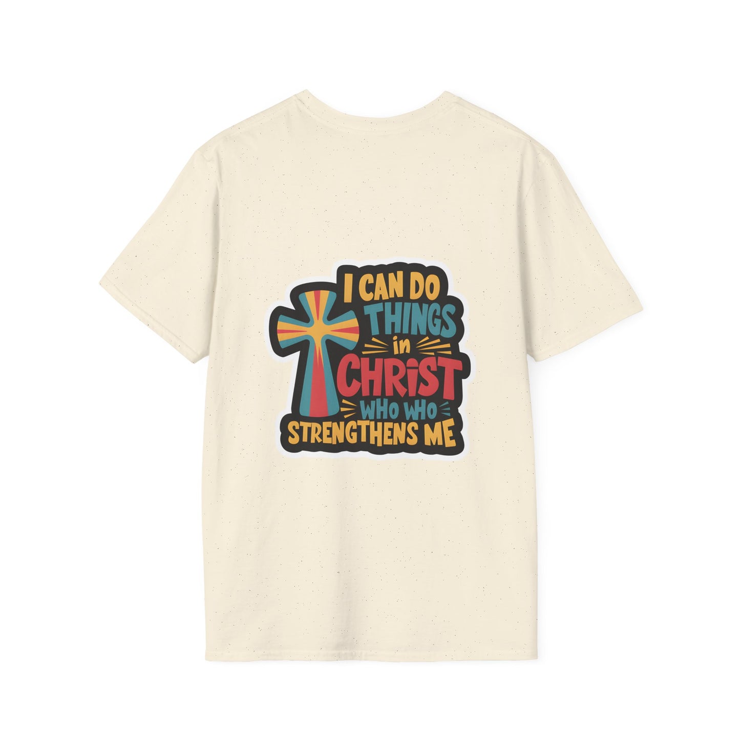 Faith Strength Tee: 'I Can Do All Things Through Christ' | Jarastyle Collection