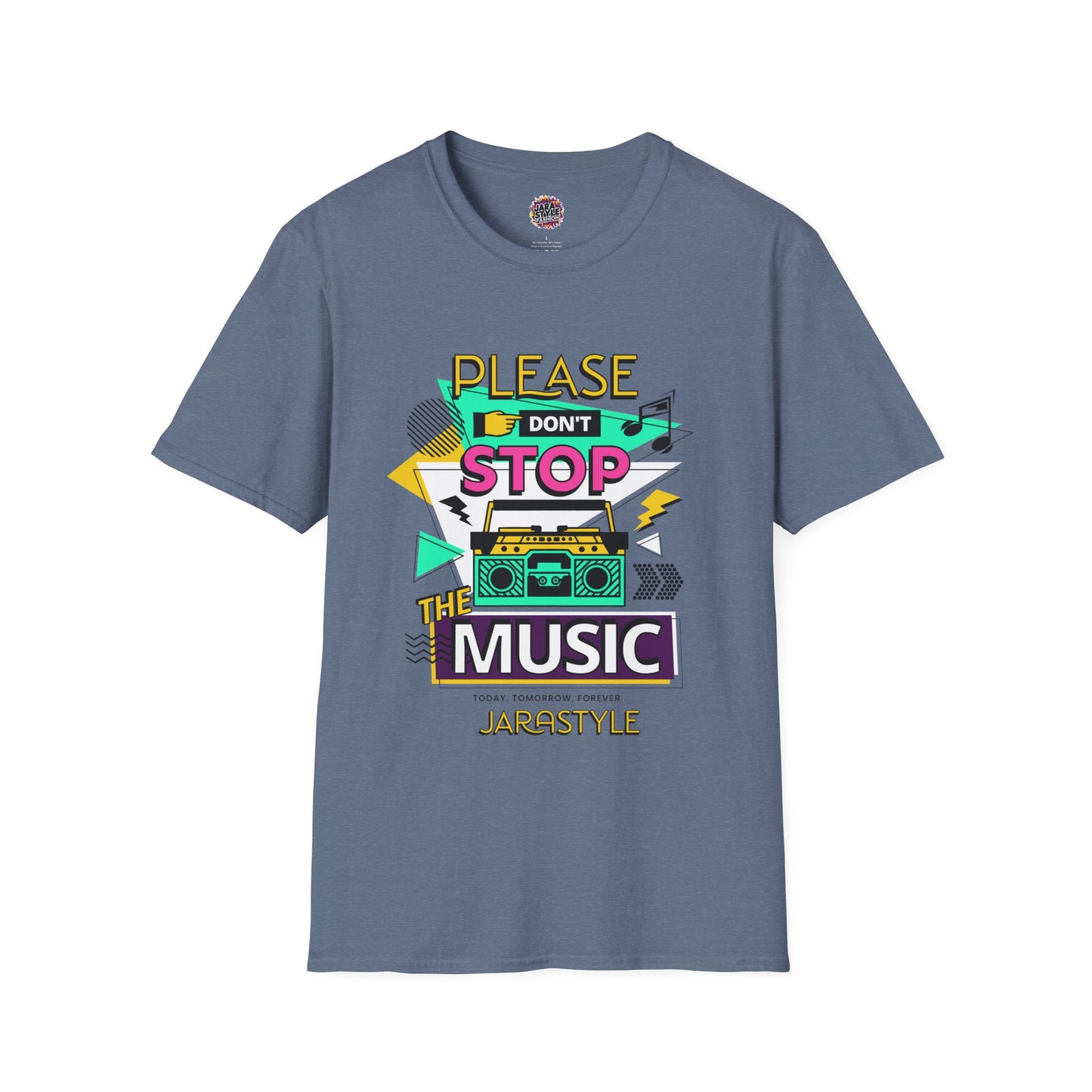 Please Don't Stop the Music Tee: Endless Beats | Jarastyle Rhythm Collection