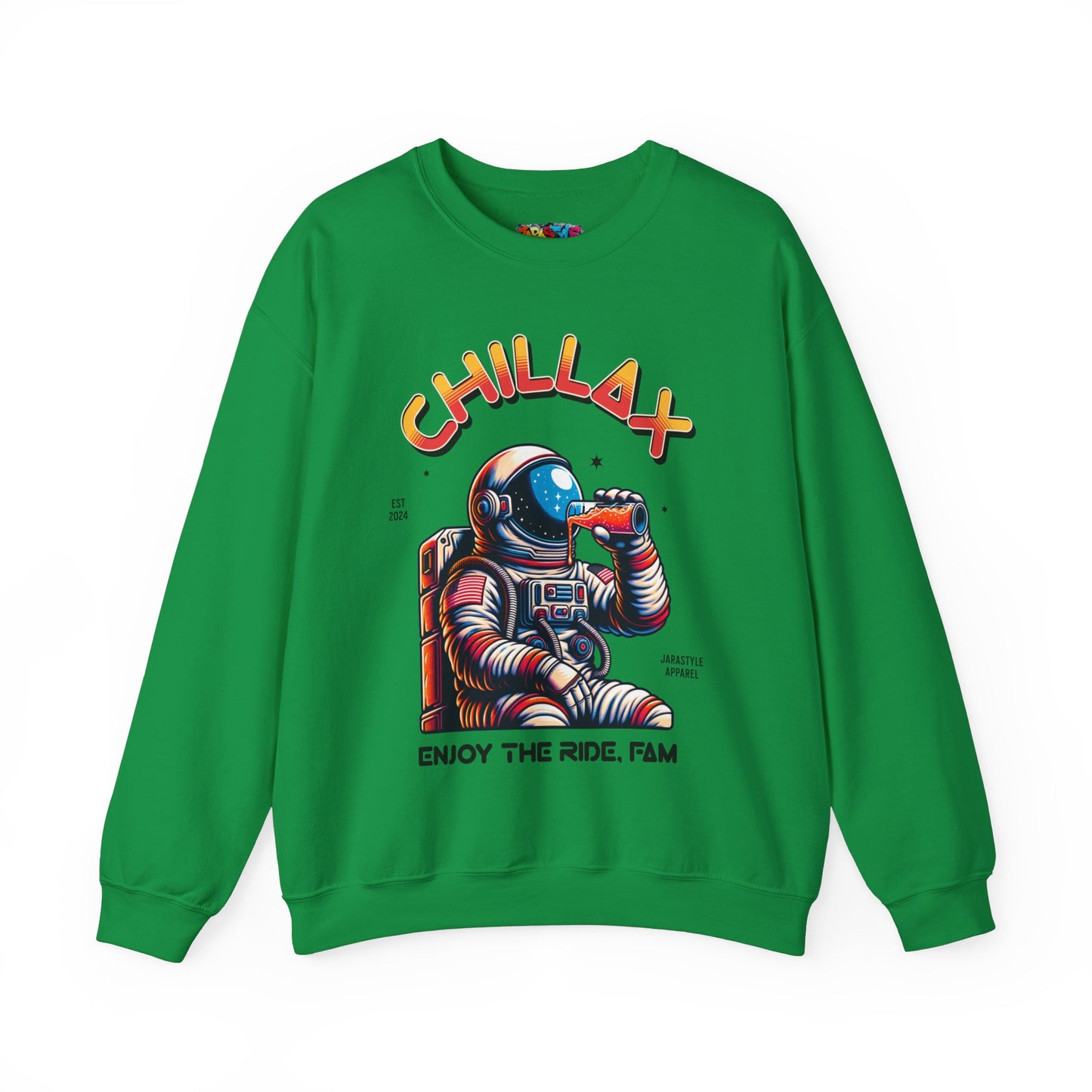 Chillax & Enjoy the Ramp Sweatshirt: Skateboarding Vibes | Jarastyle Skate Fam Collection