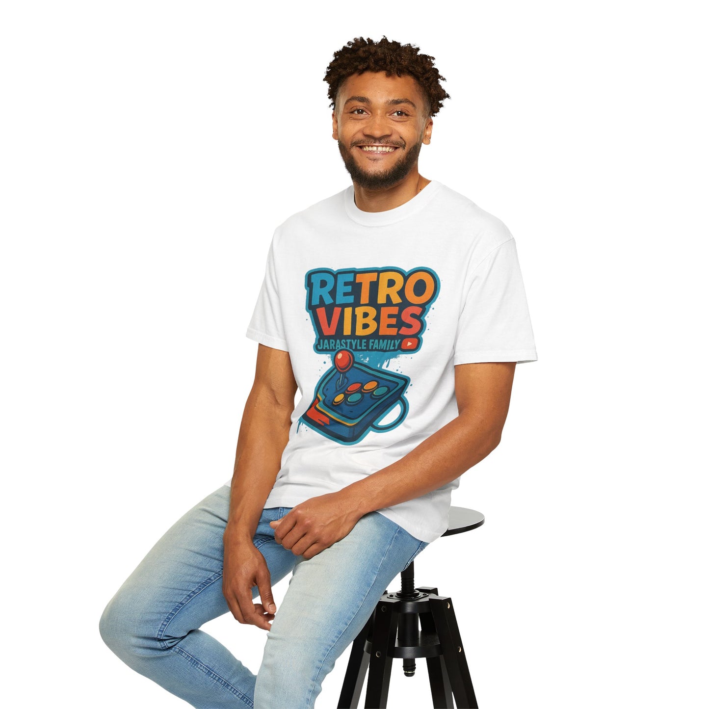 Retro Vibes Unisex T-Shirt | Gamer Apparel, Gift for Gamers, Casual Wear, YouTube Channel Merchandise, Vintage Gaming Tee