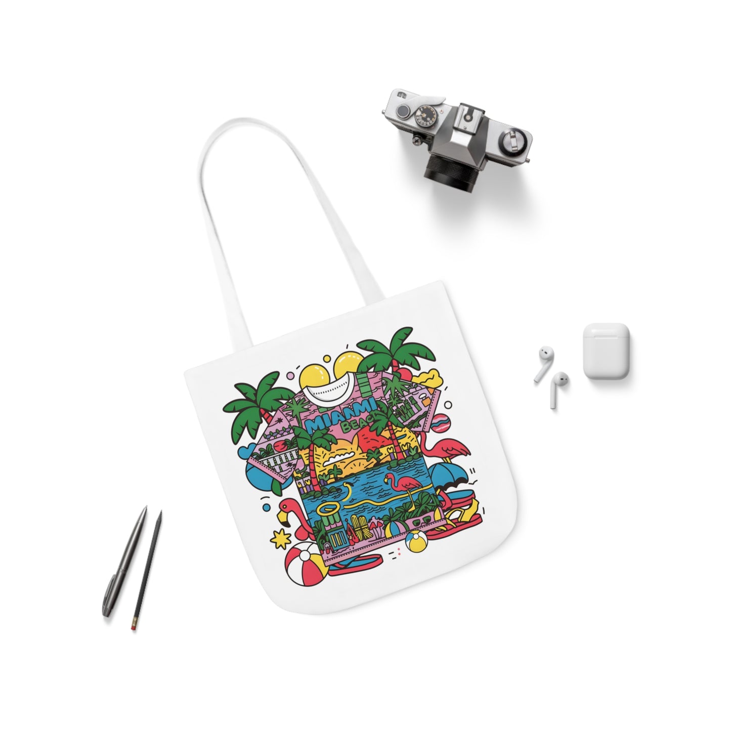 Miami Beach Vibes Tote: Sunshine & Style on the Go | Jarastyle Coastal Collection