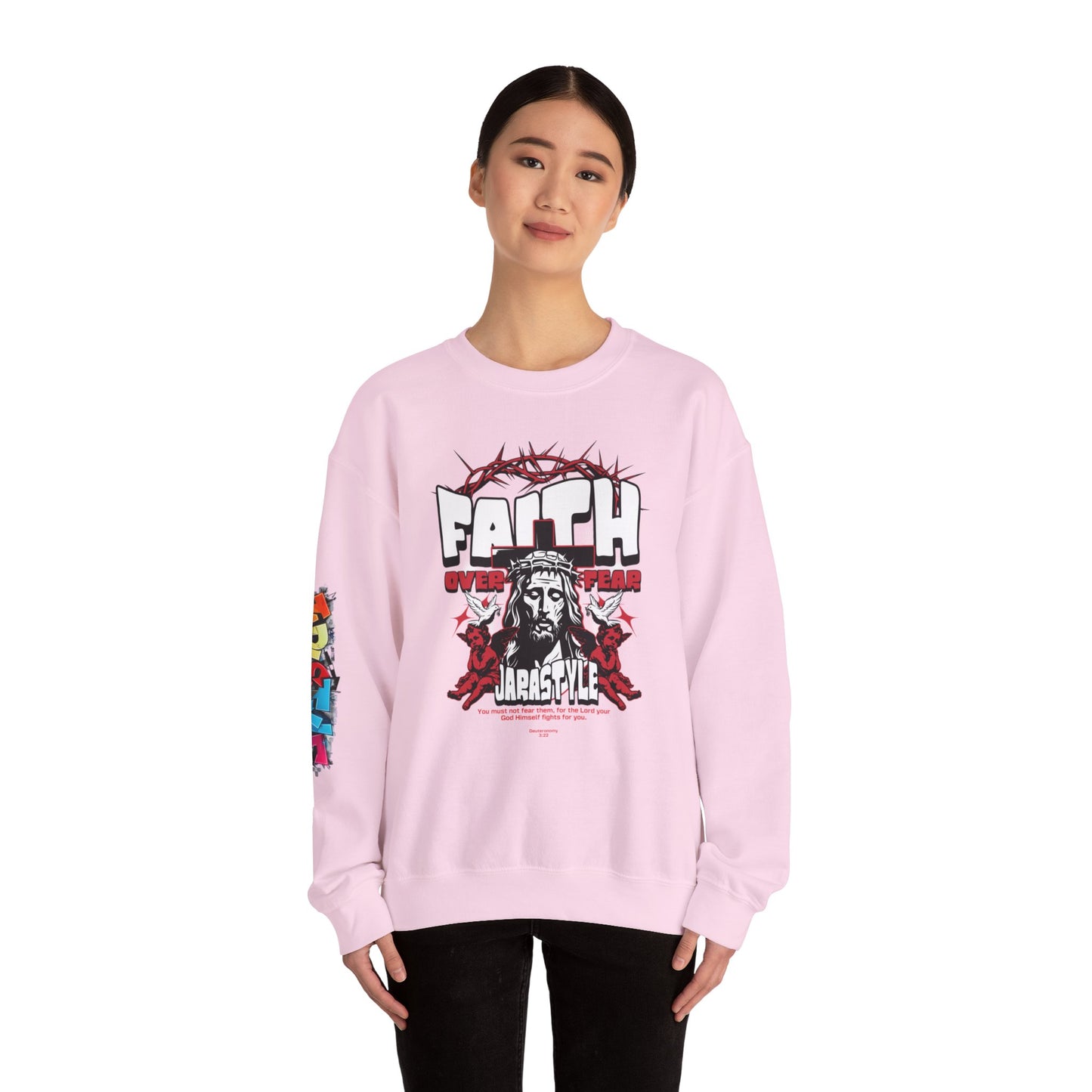Faith in Jesus Sweatshirt: Warmth & Devotion | Jarastyle Divine Collection