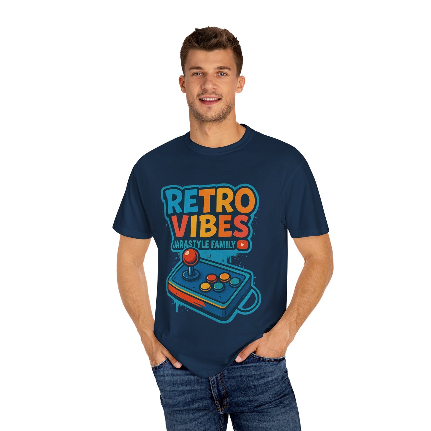 Retro Vibes Unisex T-Shirt | Gamer Apparel, Gift for Gamers, Casual Wear, YouTube Channel Merchandise, Vintage Gaming Tee