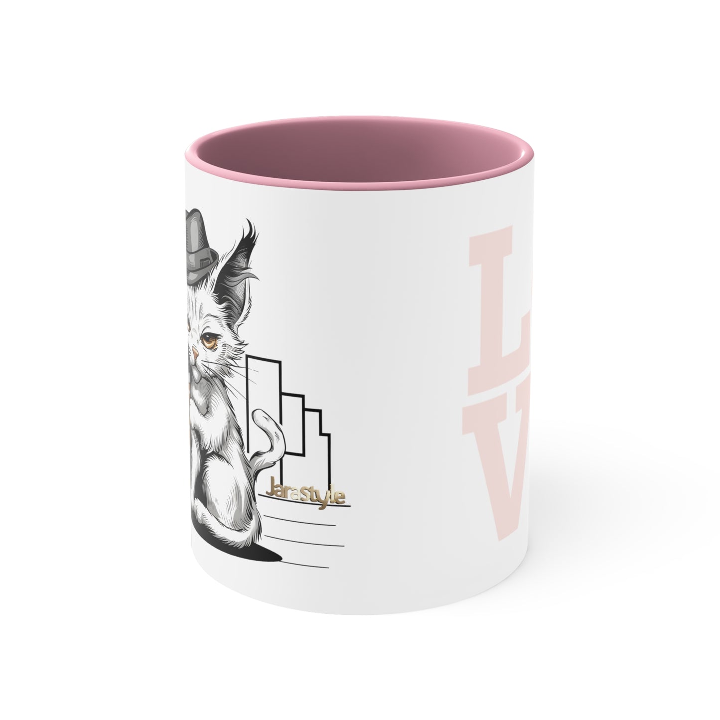 Cat Lover's Coffee Mug for Mom: 'I Want My Coffee Right Meaw' | Jarastyle Pet Collection