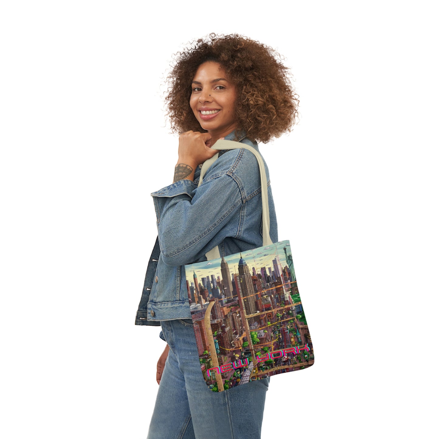 New York Vibes Tote Bag: Carry the City's Heart | Jarastyle Urban Collection