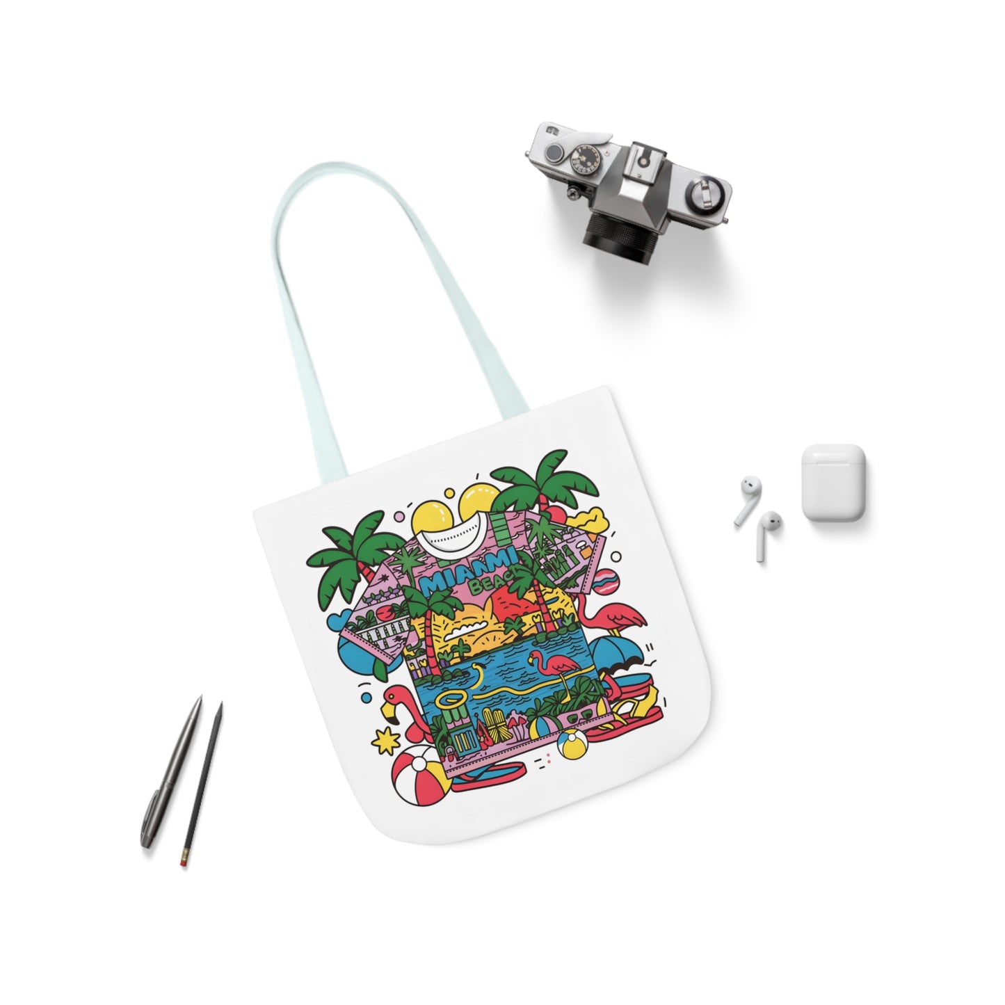Miami Beach Vibes Tote: Sunshine & Style on the Go | Jarastyle Coastal Collection