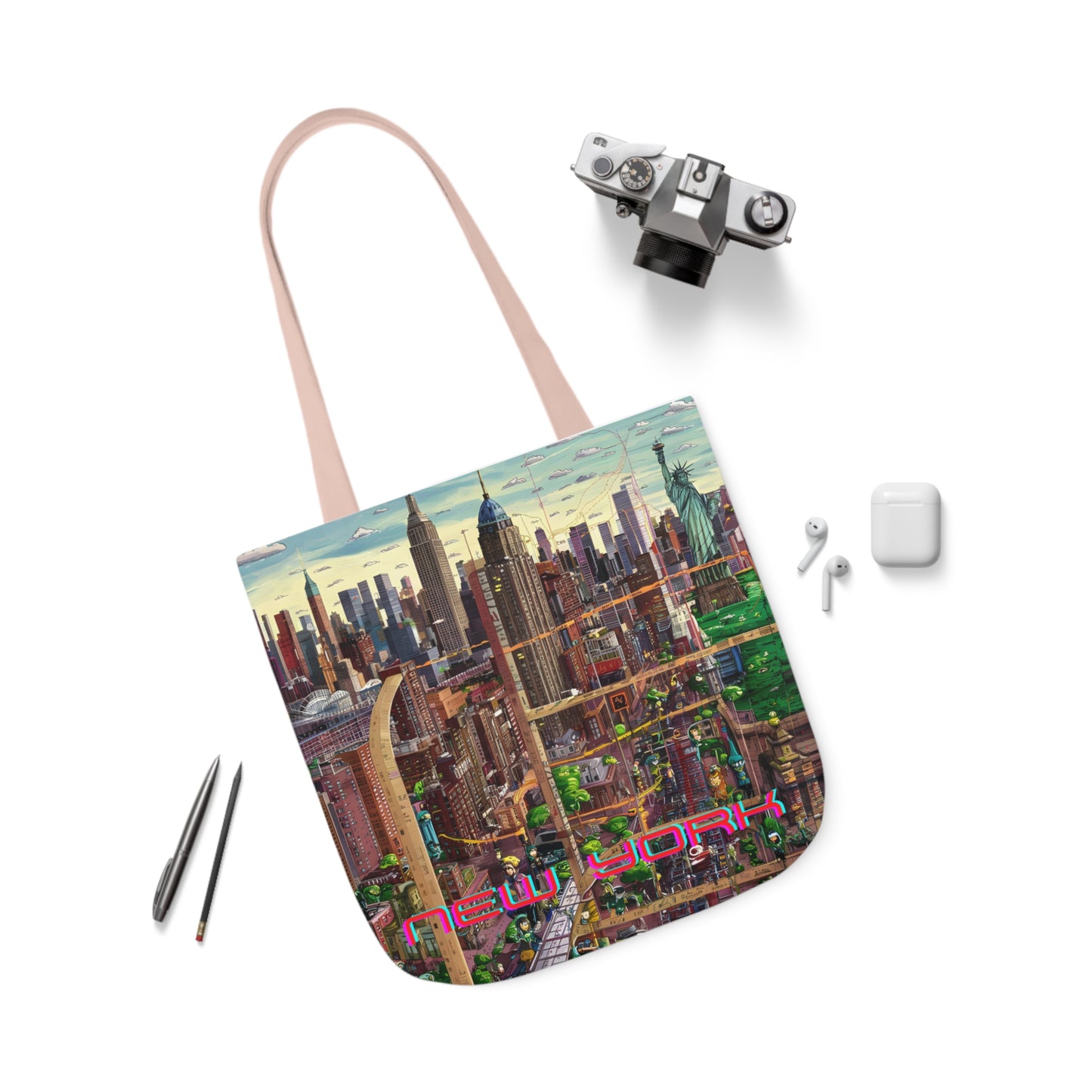 New York Vibes Tote Bag: Carry the City's Heart | Jarastyle Urban Collection