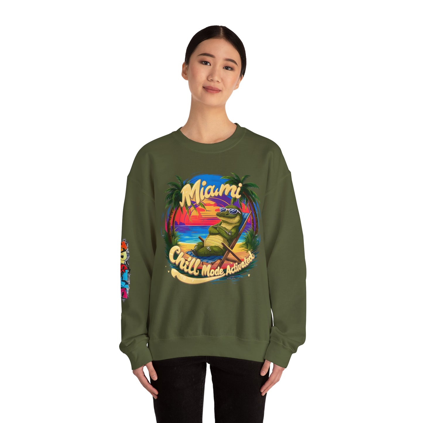 Miami Chilli Mode Activated Sweatshirt: Embrace the Vibes | Jarastyle Relax Collection