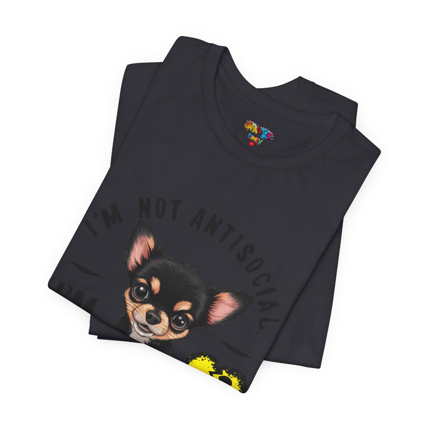Anti-Stupid Chihuahua Tee: Boldly Speak Your Mind | Jarastyle Humor Collection