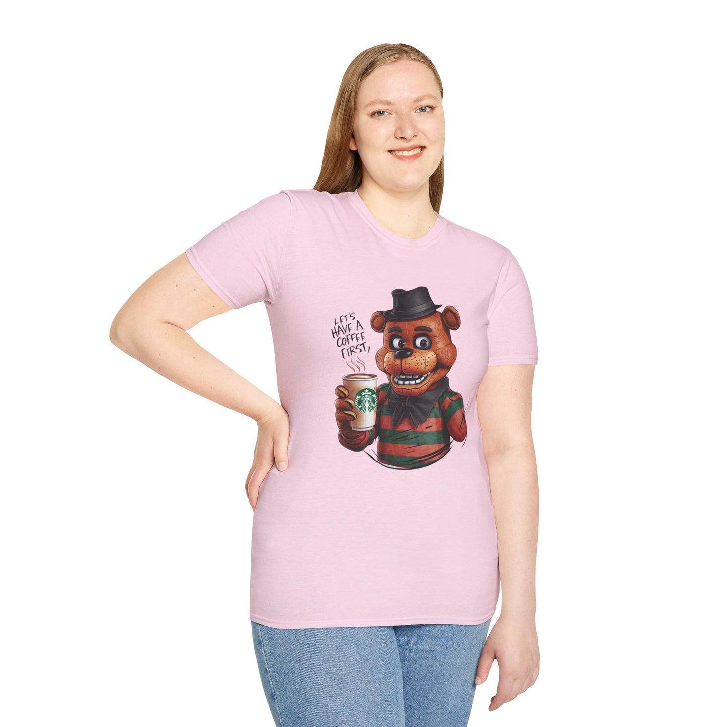 Coffee First, Adventures Next Tee: Start Your Day with Energy | Jarastyle Gamer's Collection