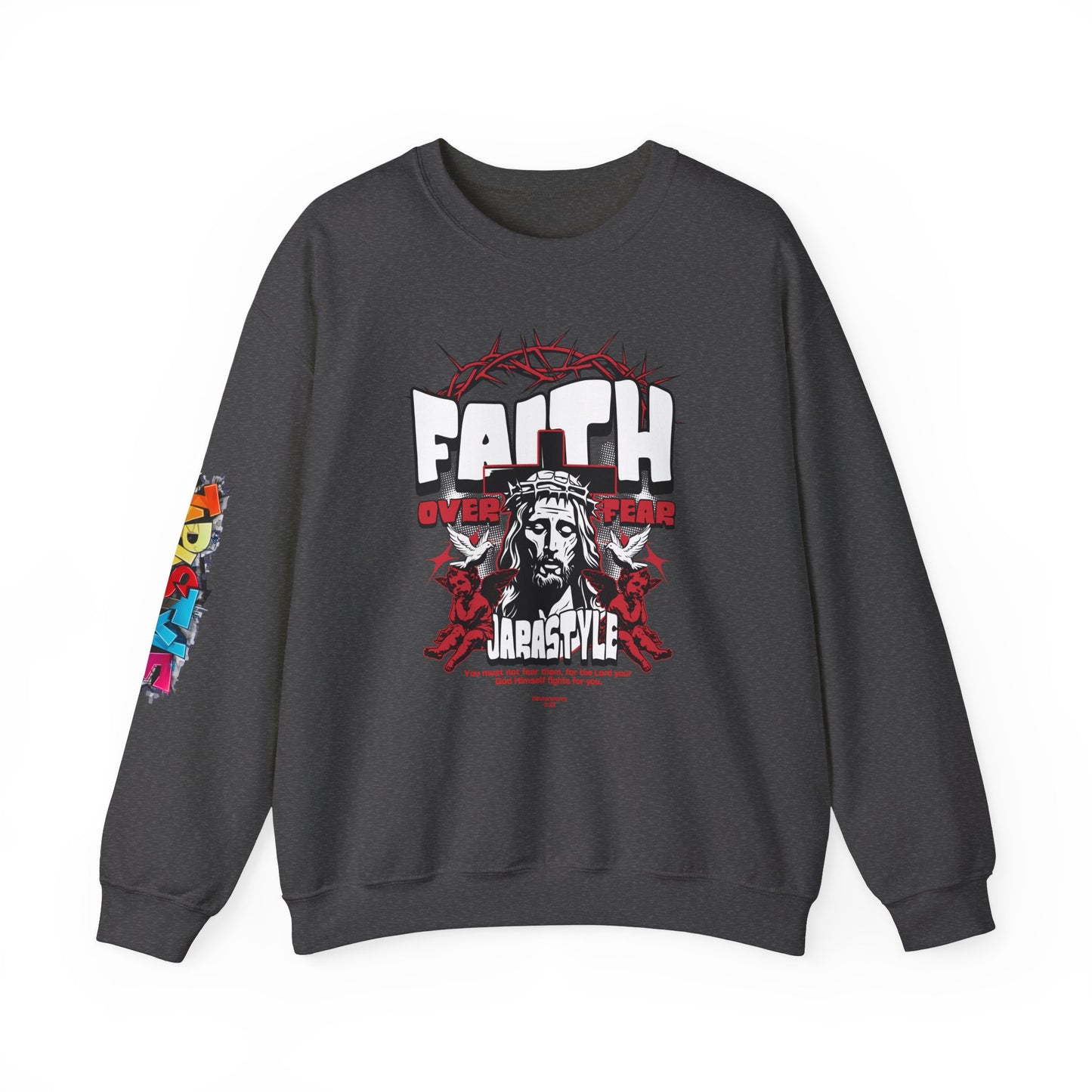 Faith in Jesus Sweatshirt: Warmth & Devotion | Jarastyle Divine Collection