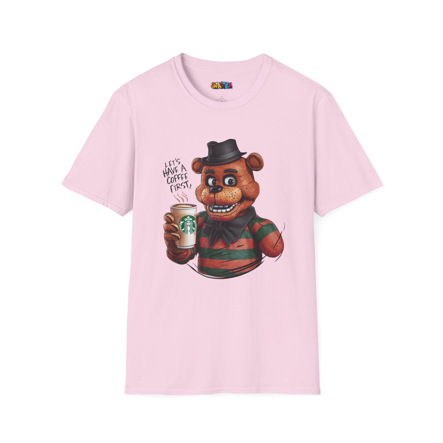 Coffee First, Adventures Next Tee: Start Your Day with Energy | Jarastyle Gamer's Collection