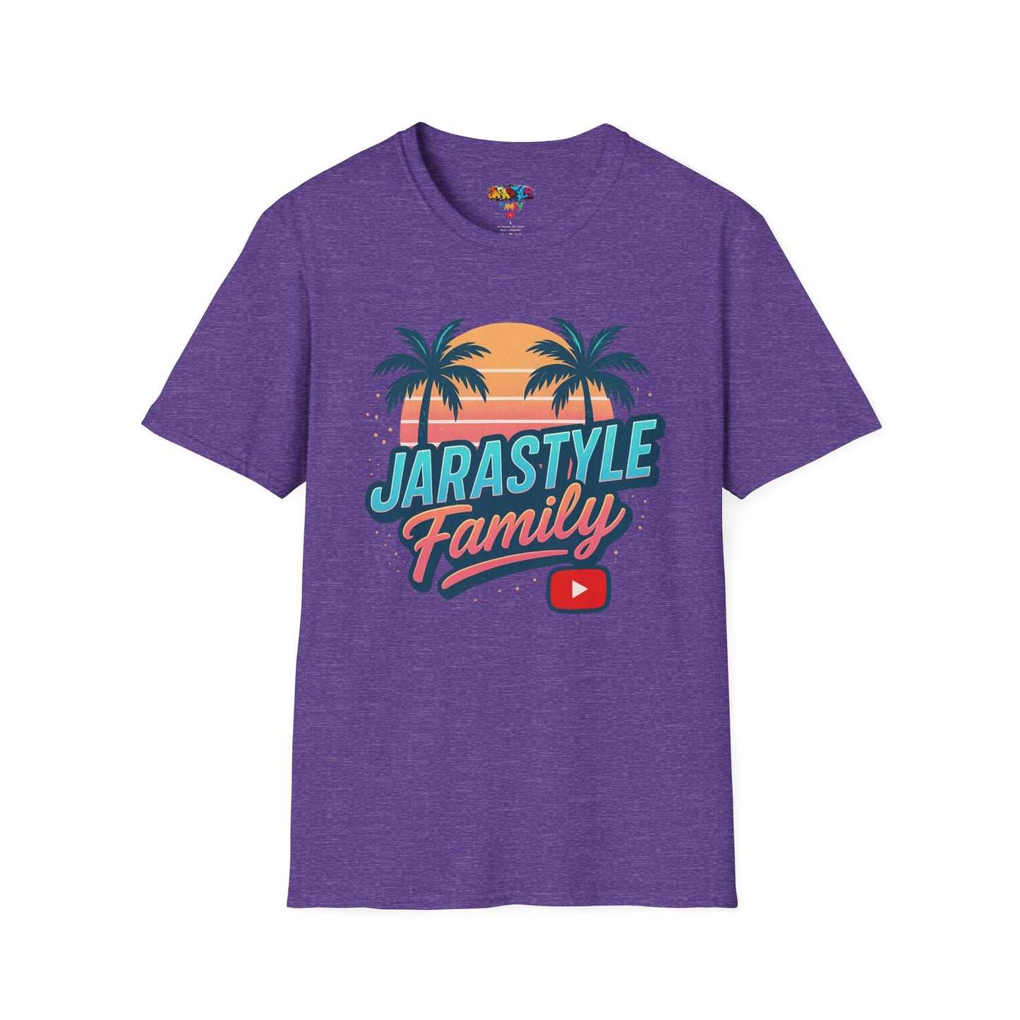JARASTYLE Family T-Shirt - Unisex Softstyle Tee, Summer Vibes Shirt, Family Reunion Gift, Travel Clothing, YouTube Merchandise