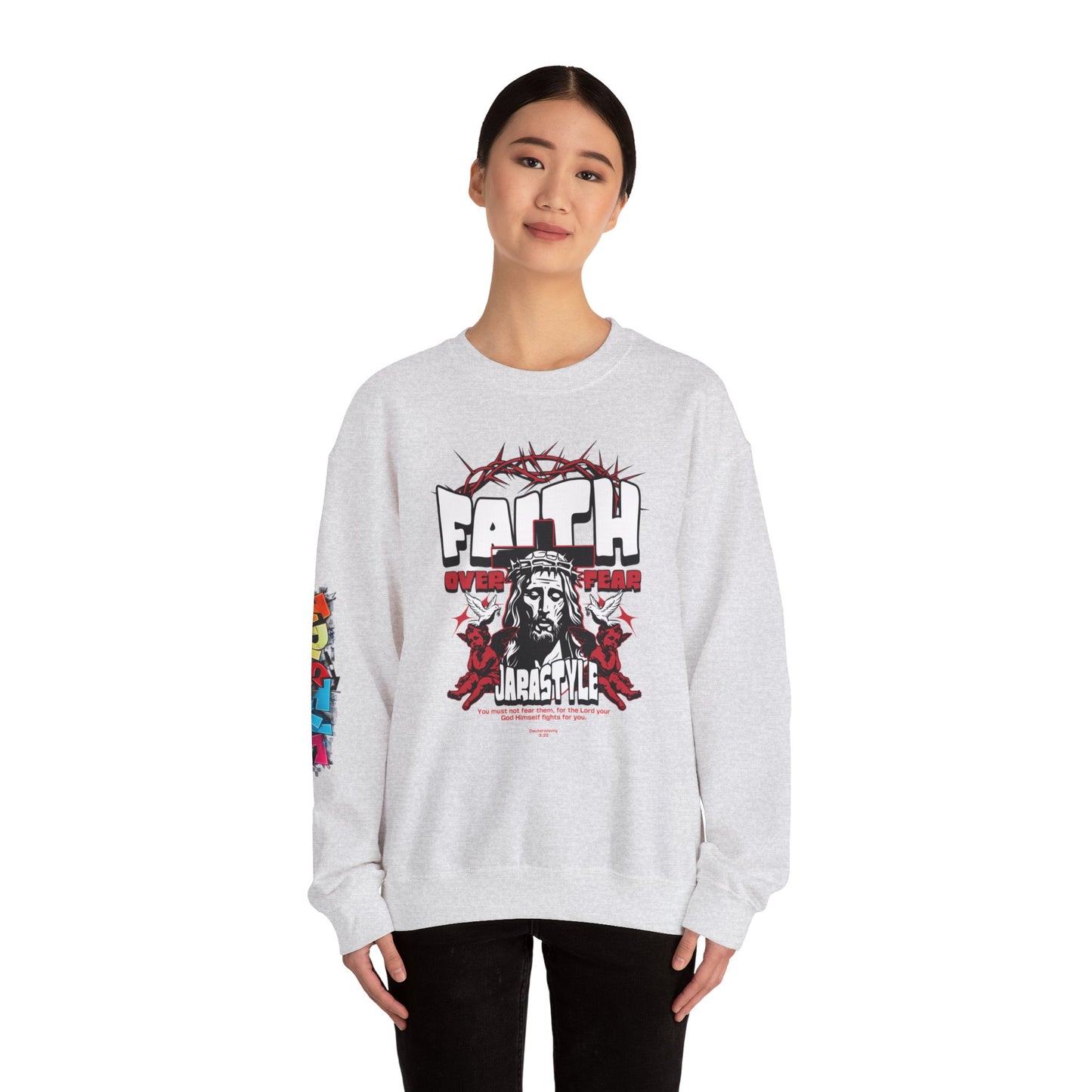Faith in Jesus Sweatshirt: Warmth & Devotion | Jarastyle Divine Collection