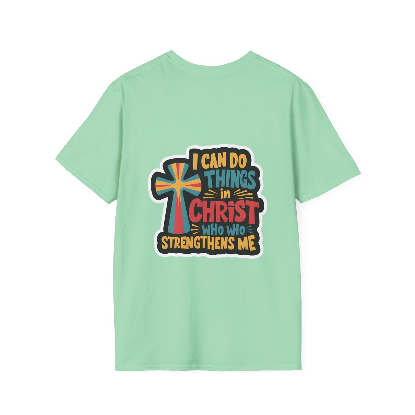 Faith Strength Tee: 'I Can Do All Things Through Christ' | Jarastyle Collection