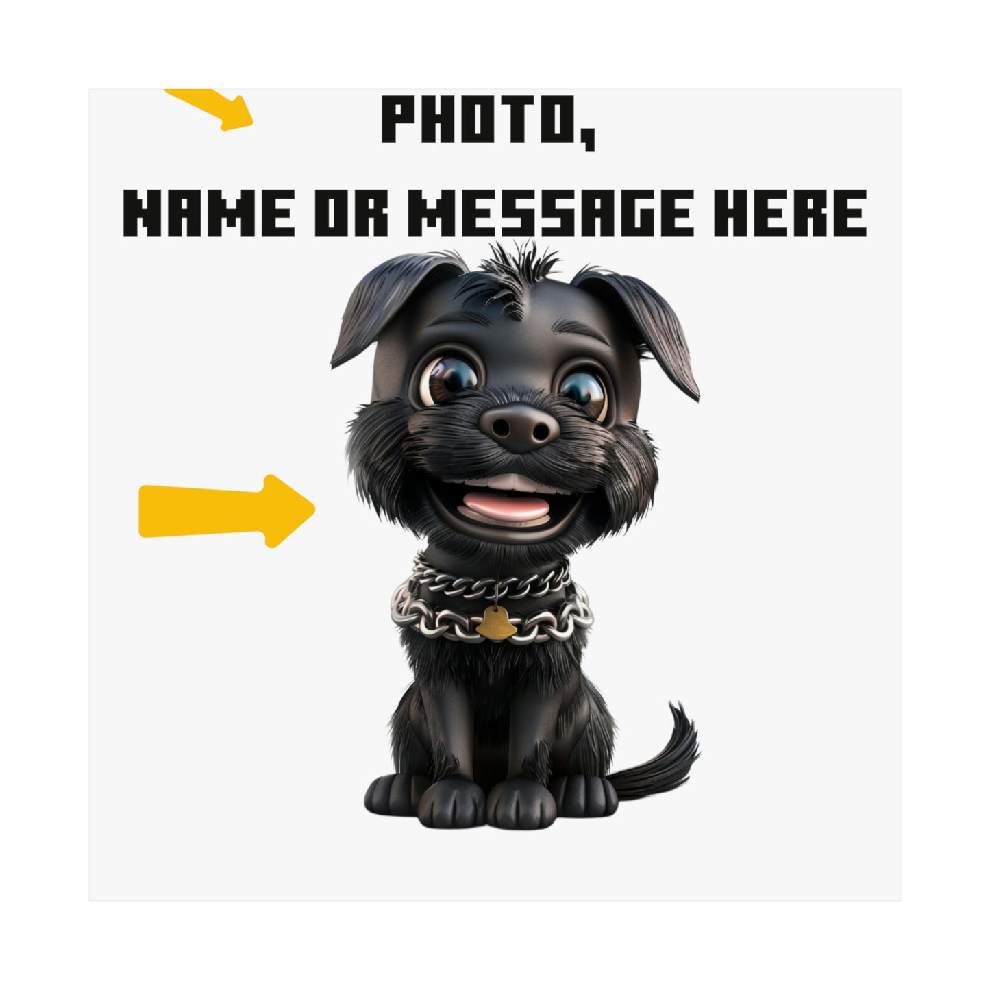 Create Your Masterpiece Poster: Custom Photo, Name, & Message | Jarastyle Personalized Gifts