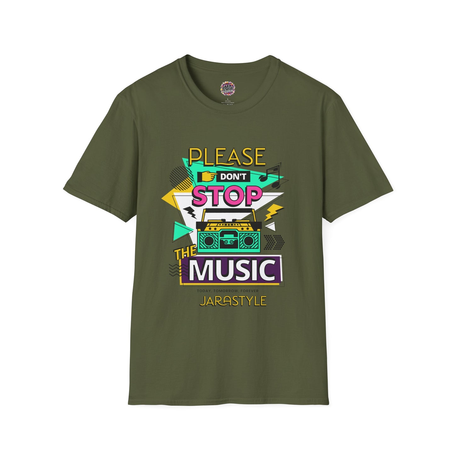 Please Don't Stop the Music Tee: Endless Beats | Jarastyle Rhythm Collection