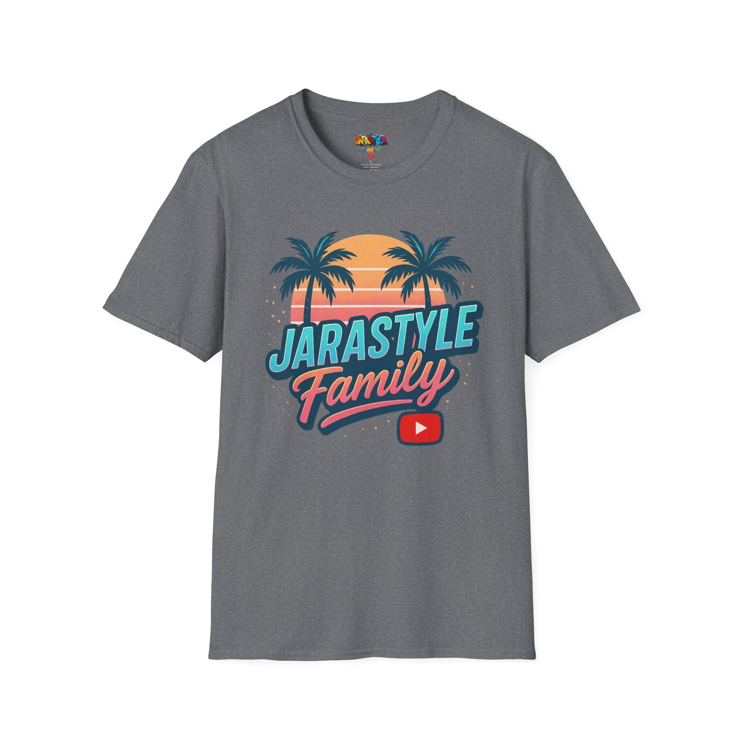 JARASTYLE Family T-Shirt - Unisex Softstyle Tee, Summer Vibes Shirt, Family Reunion Gift, Travel Clothing, YouTube Merchandise