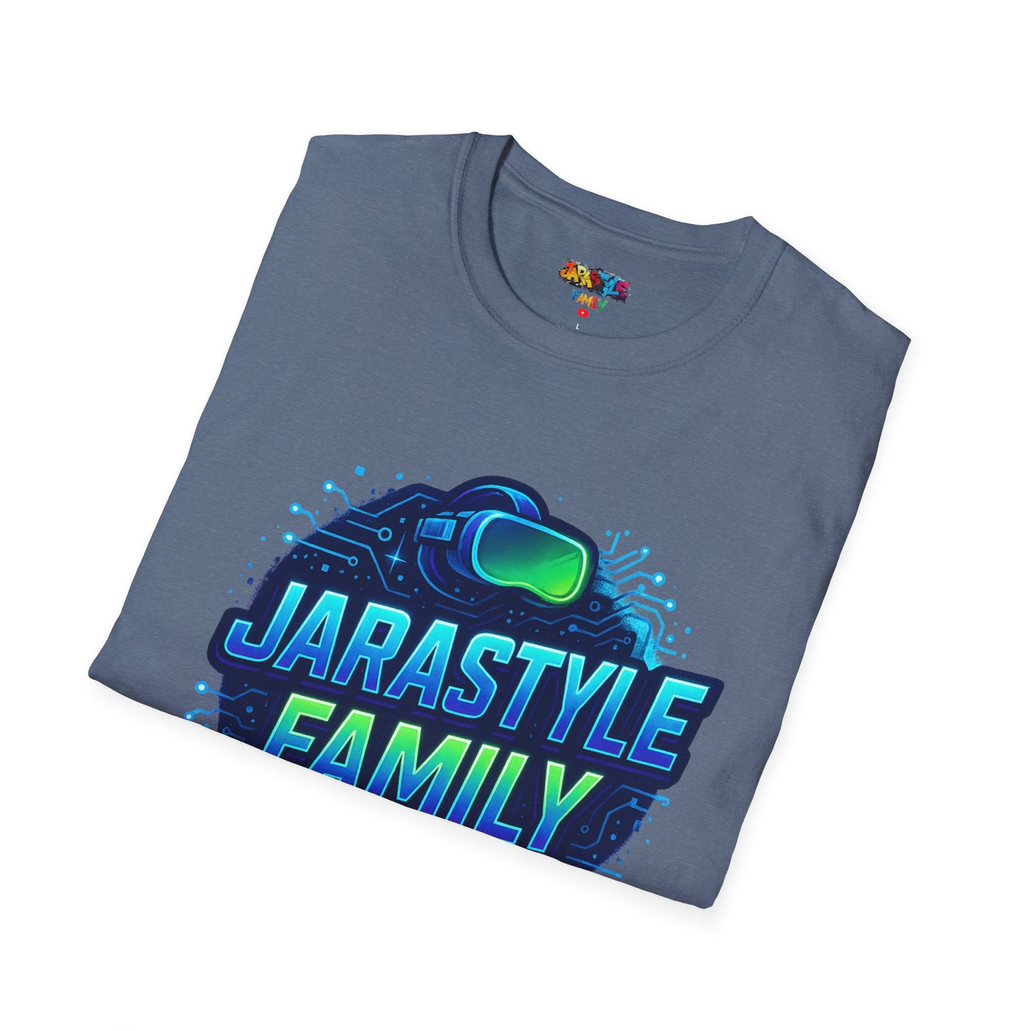 Gaming Family Unisex Softstyle T-Shirt, Casual Tee, Geeky Gift, Family Reunion, YouTube Fan Shirt, Holiday Gift