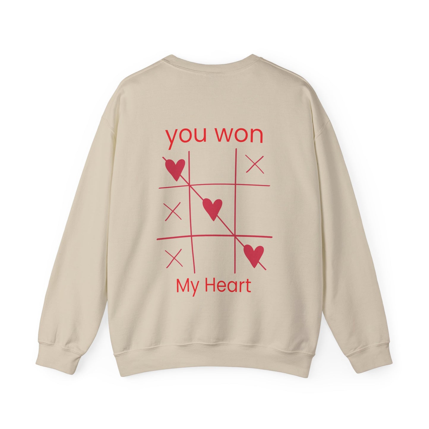 You Won My Heart Sweatshirt: A Love Declaration | Jarastyle Romance Collection