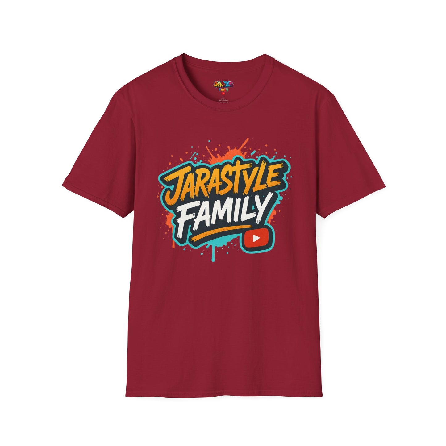 JARASTYLE Family Unisex T-Shirt, Family Reunion Tee, Personalized Family Gift, YouTube Fan Shirt, Summer Wardrobe Essential