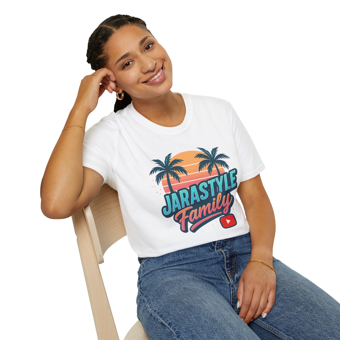 JARASTYLE Family T-Shirt - Unisex Softstyle Tee, Summer Vibes Shirt, Family Reunion Gift, Travel Clothing, YouTube Merchandise