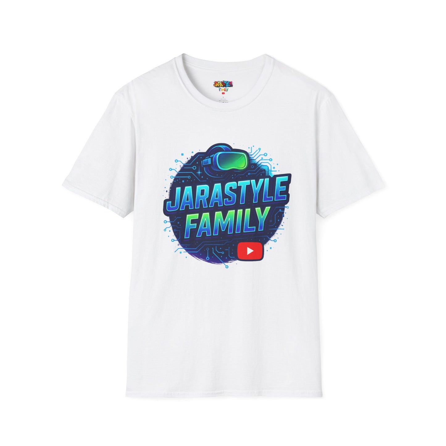 Gaming Family Unisex Softstyle T-Shirt, Casual Tee, Geeky Gift, Family Reunion, YouTube Fan Shirt, Holiday Gift