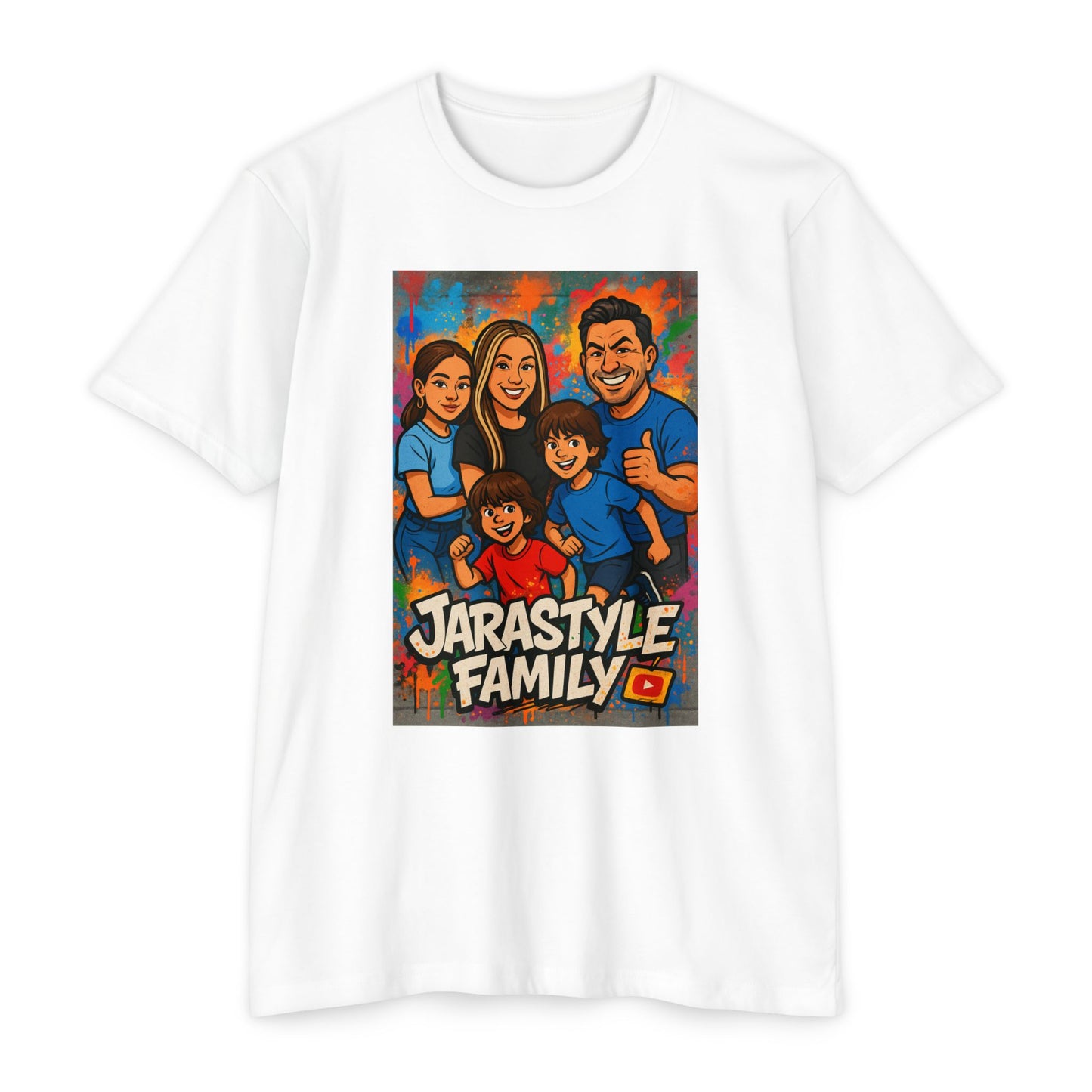 Personalized Family T-Shirt, Custom Family Tee, Fun Family Shirt, Gift for Family, Vibrant Graphic Tee