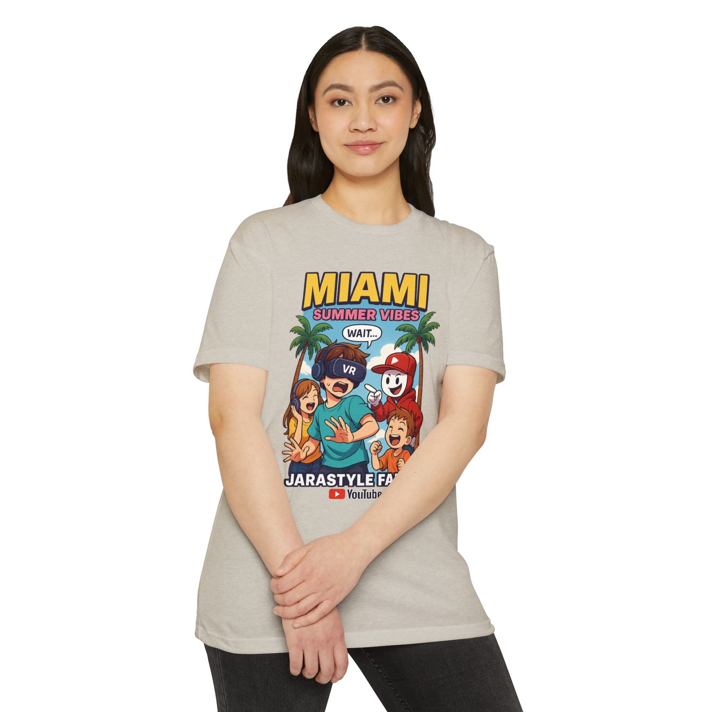 Miami Summer Vibes T-Shirt, Family Fun Tee, Unisex Graphic Shirt, Vacation Outfit, YouTube Merch, Casual Summer Wear