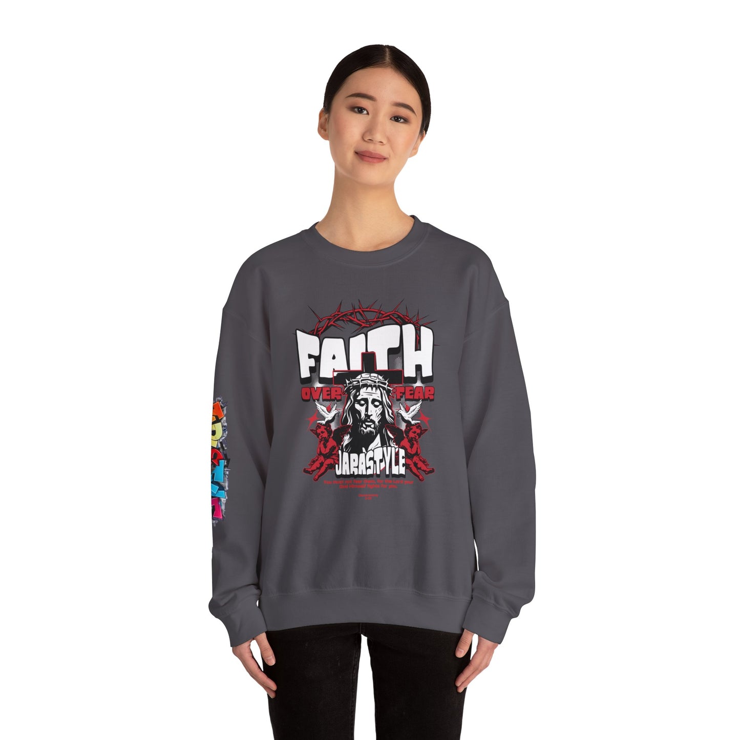 Faith in Jesus Sweatshirt: Warmth & Devotion | Jarastyle Divine Collection