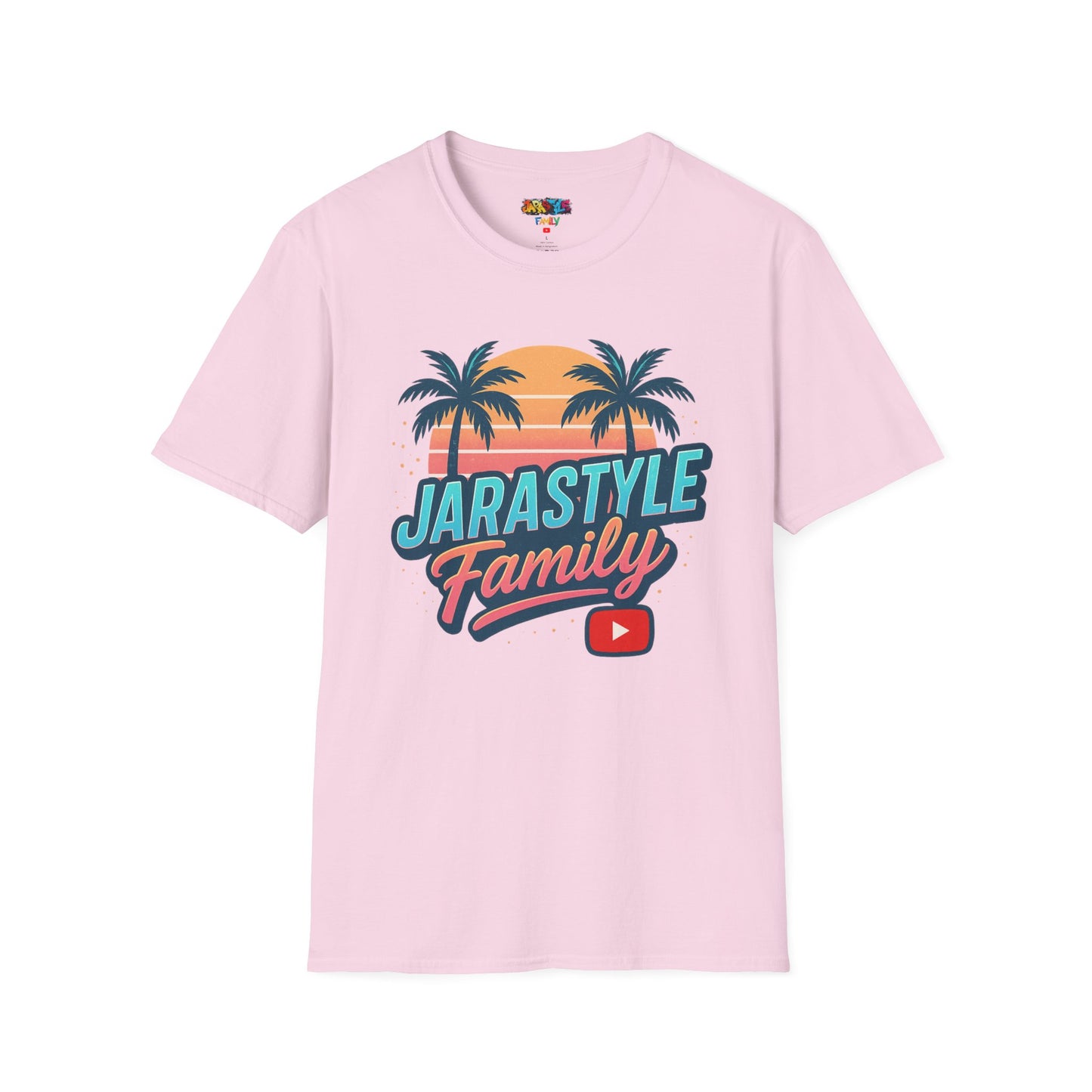 JARASTYLE Family T-Shirt - Unisex Softstyle Tee, Summer Vibes Shirt, Family Reunion Gift, Travel Clothing, YouTube Merchandise