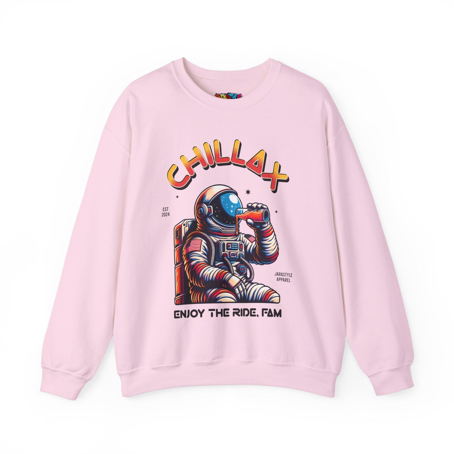 Chillax & Enjoy the Ramp Sweatshirt: Skateboarding Vibes | Jarastyle Skate Fam Collection