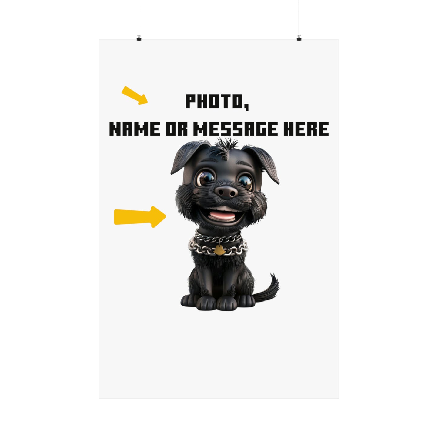 Create Your Masterpiece Poster: Custom Photo, Name, & Message | Jarastyle Personalized Gifts