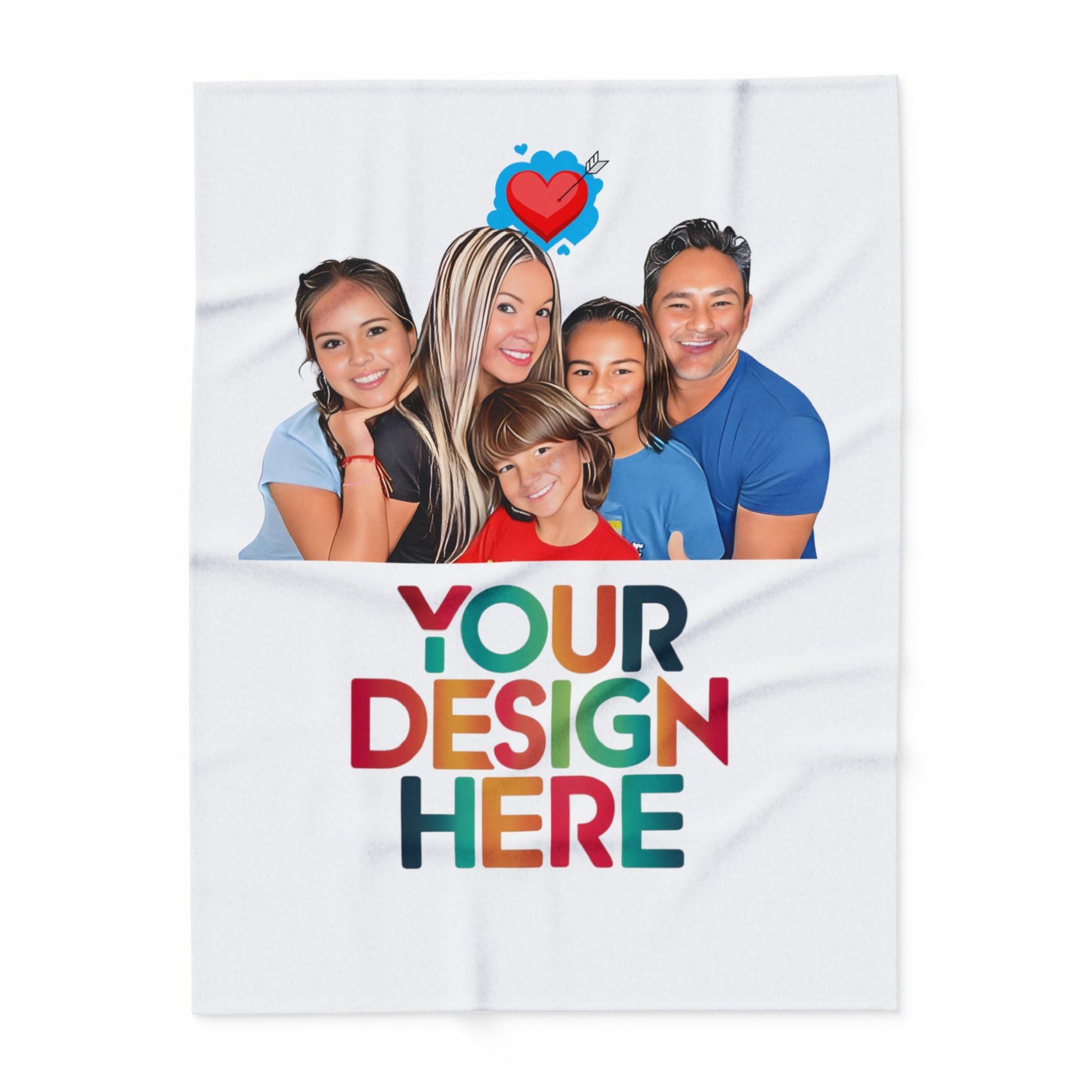 Custom Arctic Fleece Blanket: Add Your Design | Jarastyle Cozy Creations Collection